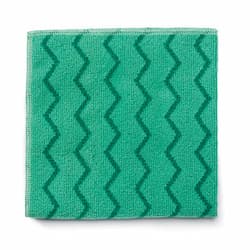 Green, Microfiber Cleaning Cloths-16 x 16