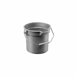 Brute Gray Plastic Round 14 Gal Bucket w/ Pouring Spout