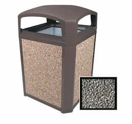 LANDMARK SERIES Brownstone Aggregate Panels for 35 Gal Containers