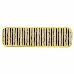 HYGEN Yellow/Black 18 in. Microfiber Scrubber Mops