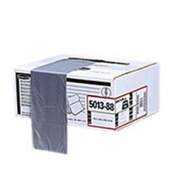 Gray, 32 Gallon 2 Mil Linear Low Density Can Liners-34w x 39h