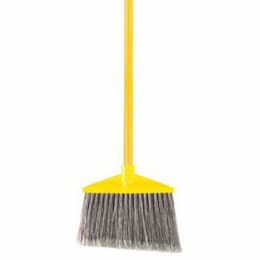 Rubbermaid Gray Flagged Polypropylene Angled Broom