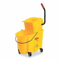 Yellow Wavebrake 26-Quart Side Press Mop Bucket & Wringer