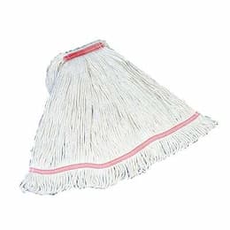 White, Medium Cotton/Synthetic Swinger Loop Wet Mop Heads