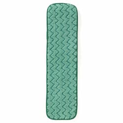Green, Microfiber Wet Mopping Pad-18-in