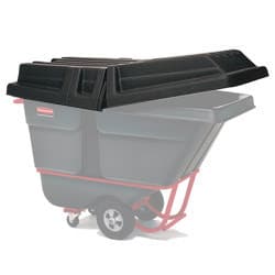 Black Tilt Truck Lid 1/2 Cubic Yard