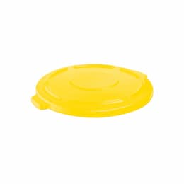 Vented Brute 44 Gallon Trash Can Lid, Yellow