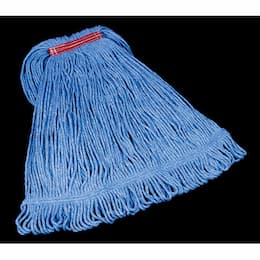 Blue, Large Cotton/Synthetic Super Stitch Blend Mop Heads