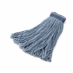 Blue, 24-oz Cotton/Synthetic Universal Headband Mop Heads