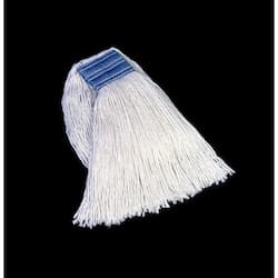 White, 24-oz Cotton/Synthetic Cut-End Blend Mop Heads-5-in Headband