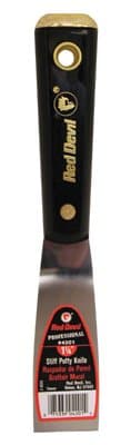 1-1/4" Stiff Steel Putty Knife w/Nylon Handle