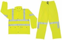 XL Fluorescent Lime Luminator Class III Rain Suits