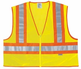 Large Lime Luminator Class II Safety Vests