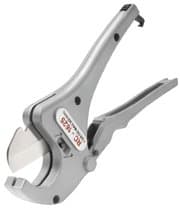 Ratcheting Plastic Pipe and Tubing Cutter with 1/2'' Cutting Capacity