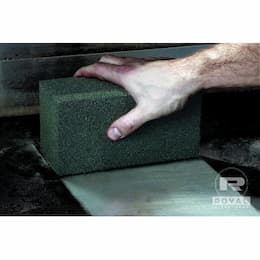 Dark Gray Scratch Free Griddle Grill Block Scouring Pad 