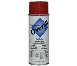 10 oz Red Overall Economical Enamel Aerosol