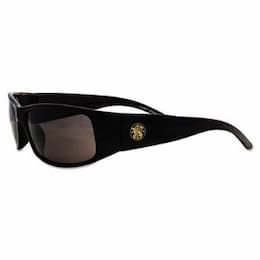 Elite Smoke Glasses with Black Frame and Anti-Fog Lens