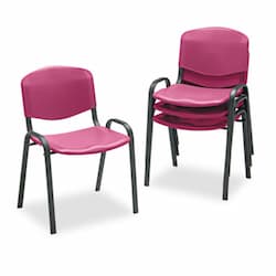 Burgundy Stacking Chairs