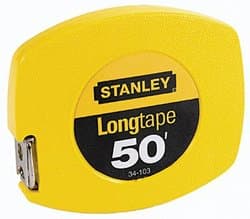 50' Close Case Measuring Tape Long Tape