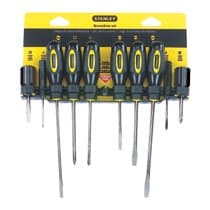 10 Piece Standard Fluted Screwdriver Set