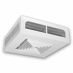 Dragon Serie 4000W White Surface-Mounted Ceiling Fan Electric Heater, 208V