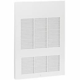 1500W White Wall Fan Heater, 208 V
