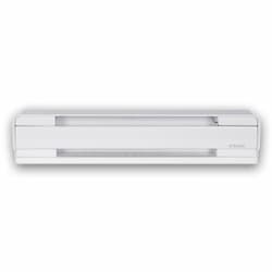 280/375/500W White Convector-Baseboard Heater, 208/240/277V, 27.9 Inches