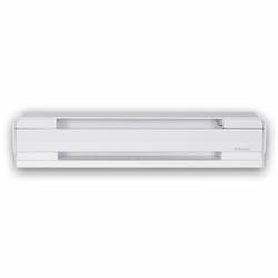 2000W White Convector-Baseboard Heater, 208V, 83.9 Inches