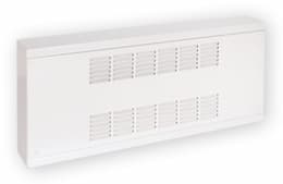 750W White Commercial Baseboard Heater 208V Low Density