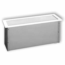 1250W White Floor Insert Convection Heater, 208 V