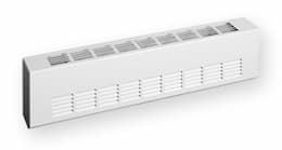 2-ft 400W Architectural Baseboard, Up To 50 Sq.Ft, 1365 BTU/H, 240V, White