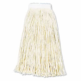 White, Rayon Fiber Premium Standard Mop Head-12-oz