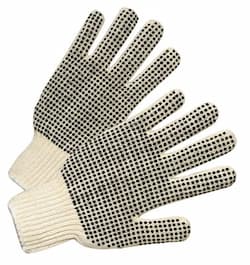 West Chester Ladies Cotton/Polyester PVC Dot String Knit Gloves
