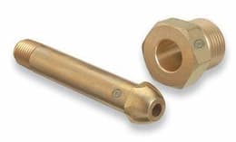 Western Brass Acetylene Regulator Inlet Nut