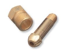 3" Brass Regulator Inlet Nipple