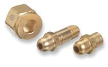 CGA-540 Oxygen Brass Regulator Inlet Nipple