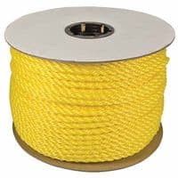 1/4" x 600' Yellow Twisted Monofilament Polypropylene Rope