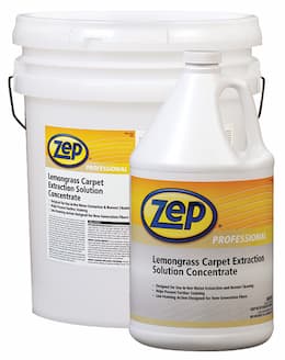 Zep Professional Lemongrass Carpet Extraction Solution Concentrate 1 Gallon