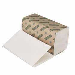 Green Seal Certified White Single-Fold Hand Paper Towels