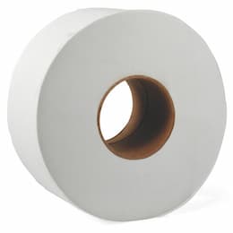 Boardwalk JRT White Jumbo 9.25 in. Wide 2-Ply Tissue Paper Roll 2000-ft.