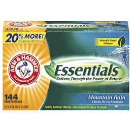 Essentials Mountain Rain Fabric Softener Sheets