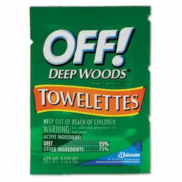 OFF! Deep Woods Insect Repellent Towelettes