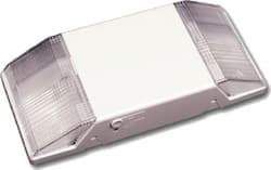 Standard 2-Head Low Profile Emergency Light, White