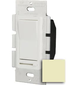 Single Pole 600W Paddle Dimmer, Ivory