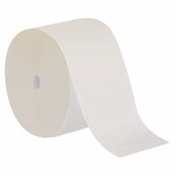 Compact White 6 in. Wide 1-Ply Coreless Bath Tissues