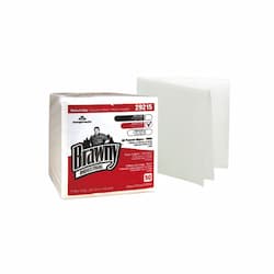 Georgia-Pacific Brawny Industrial White All-Purpose 1/4-Fold Wipers