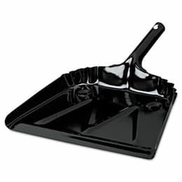 Black Steel 12 in Dust Pan