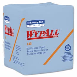WypAll L40 Blue quarter-fold Wipers