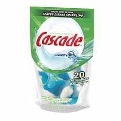 Cascade 2-in-1 ActionPacs Automatic Dishwasher Detergent 13.4 oz.