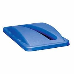 Blue Paper Recycling Lid for Slim Jim Waste Containers